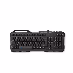 Nedis GKBD200BKUS, USB, Clavier mécanique, QWERTY, LED, Noir
