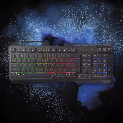 Nedis GKBD200BKUS clavier USB QWERTY US International Noir - Vue supplémentaire 4