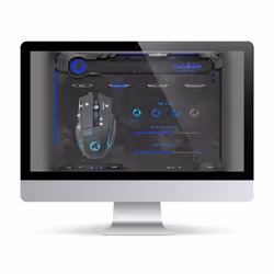 Nedis GMWD300BK souris Droitier Optique 4000 DPI