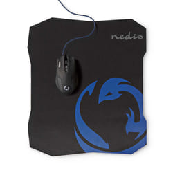 Nedis GMMP100BK souris Droitier USB Type-A Optique 2400 DPI