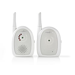 Nedis BAMO111AUWT babyphone Blanc, Gris