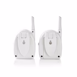 Nedis BAMO111AUWT babyphone Blanc, Gris