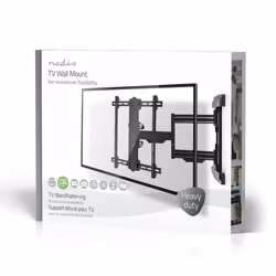 Nedis TVWM6550BK support pour téléviseur 2,03 m (80") Noir - Vue supplémentaire 5