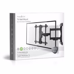 Nedis TVWM6550BK support pour téléviseur 2,03 m (80") Noir - Vue supplémentaire 6