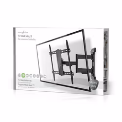 Nedis TVWM6570BK support pour téléviseur 2,29 m (90") Noir - Vue supplémentaire 5