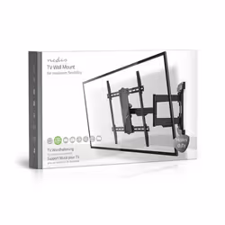 Nedis TVWM6570BK support pour téléviseur 2,29 m (90") Noir - Vue supplémentaire 6