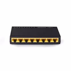 Nedis NSWH8P100BK commutateur réseau Géré Gigabit Ethernet (10/100/1000) Noir