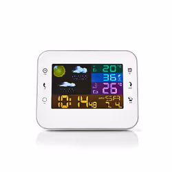 Nedis WEST402WT, Blanc, Argent