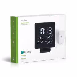Nedis WEST403BK station météo numérique Noir AC/Batterie Wifi - Vue supplémentaire 11
