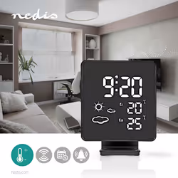 Nedis WEST403BK station météo numérique Noir AC/Batterie Wifi - Vue supplémentaire 6