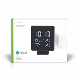 Nedis WEST403BK station météo numérique Noir AC/Batterie Wifi - Vue supplémentaire 9