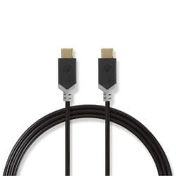 Nedis CCBW64700AT20 câble USB 2 m USB 3.2 Gen 1 (3.1 Gen 1) USB C Noir