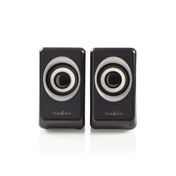 Nedis CSPR20020BK haut-parleur 1-voie Noir Avec fil 6 W