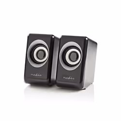Nedis CSPR20020BK haut-parleur 1-voie Noir Avec fil 6 W
