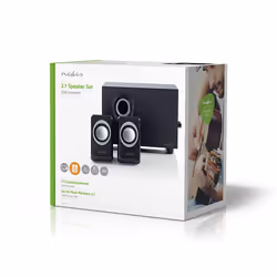 Nedis CSPR10021BK set d'enceintes 16 W PC Noir 2.1 canaux - Vue supplémentaire 5