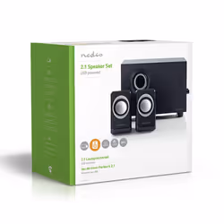 Nedis CSPR10021BK set d'enceintes 16 W PC Noir 2.1 canaux - Vue supplémentaire 6