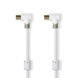 Nedis CSBP40010WT50 câble coaxial Blanc