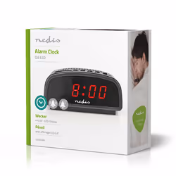 Nedis CLDK008BK Horloge murale et de table Cercle Noir - Vue supplémentaire 6