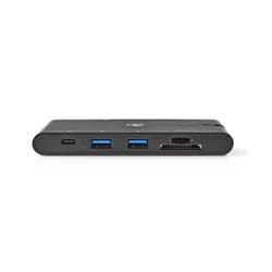 Nedis TCARFD200BK station d'accueil USB 3.2 Gen 1 (3.1 Gen 1) Type-C Noir