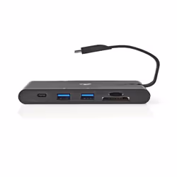 Nedis TCARFD200BK station d'accueil USB 3.2 Gen 1 (3.1 Gen 1) Type-C Noir