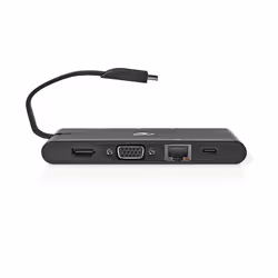 Nedis TCARFD200BK station d'accueil USB 3.2 Gen 1 (3.1 Gen 1) Type-C Noir - Vue supplémentaire 4
