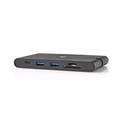 Nedis TCARFD200BK station d'accueil USB 3.2 Gen 1 (3.1 Gen 1) Type-C Noir - Vue supplémentaire 7