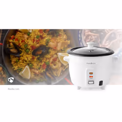 Nedis KARC06WT cuiseur à riz 0,6 L 300 W Blanc - Vue supplémentaire 11