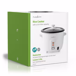 Nedis KARC06WT cuiseur à riz 0,6 L 300 W Blanc - Vue supplémentaire 9