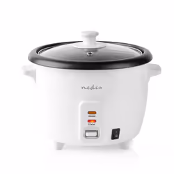 Nedis KARC10WT, Blanc, 1 L, 0,9 m, Métal, Verre, 400 W