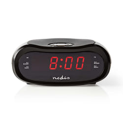 Nedis CLAR001BK réveille-matin Réveil numérique Noir