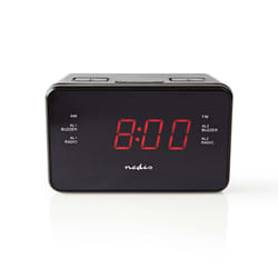 Nedis CLAR002BK réveille-matin Réveil numérique Noir