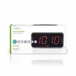 Nedis CLAR004BK réveille-matin Réveil numérique Noir - Vue supplémentaire 10