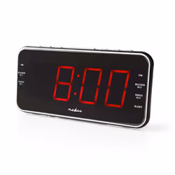 Nedis CLAR004BK réveille-matin Réveil numérique Noir - Vue supplémentaire 7