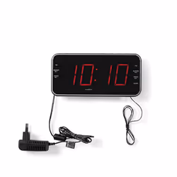 Nedis CLAR004BK réveille-matin Réveil numérique Noir - Vue supplémentaire 8