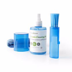 Nedis CLSN120BU kit de nettoyage pour ordinateur Mobile/smartphone, Écrans/Plastiques, Tablette PC Kit de nettoyage d'équipement électronique 200 ml