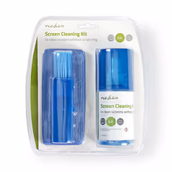 Nedis CLSN120BU kit de nettoyage pour ordinateur Mobile/smartphone, Écrans/Plastiques, Tablette PC Kit de nettoyage d'équipement électronique 200 ml