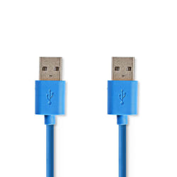 Nedis CCGP61000BU20 câble USB 2 m USB 3.2 Gen 1 (3.1 Gen 1) USB A Bleu