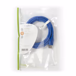 Nedis CCGP61000BU20 câble USB 2 m USB 3.2 Gen 1 (3.1 Gen 1) USB A Bleu