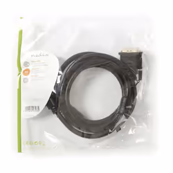 Nedis CCGP32055BK20 câble DVI Noir