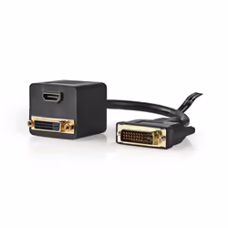 Nedis CCGP32951BK02 câble DVI Noir