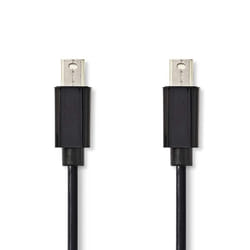 Nedis CCGP37500BK10 câble DisplayPort Noir