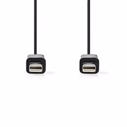 Nedis CCGP37500BK10 câble DisplayPort Noir