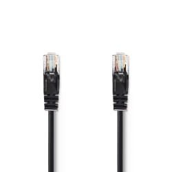 Nedis CCGP85100BK50 câble de réseau Noir 5 m Cat5e U/UTP (UTP)
