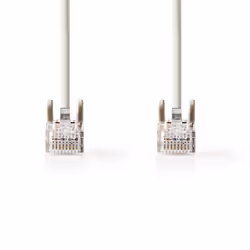 Nedis CCGP85100GY20 câble de réseau Gris 2 m Cat5e U/UTP (UTP)