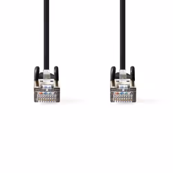Nedis CCGP85121BK05 câble de réseau Noir 0,5 m Cat5e SF/UTP (S-FTP)