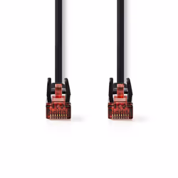 Nedis CCGP85200BK15 câble de réseau Noir 1,5 m Cat6 U/UTP (UTP)