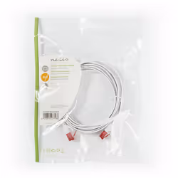 Nedis CCGP85215WT30 câble de réseau Blanc 3 m Cat6 U/UTP (UTP) - Vue supplémentaire 4