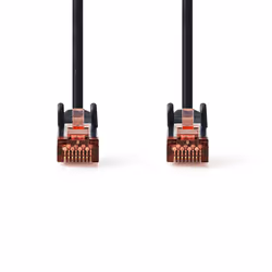 Nedis CCGP85221BK20 câble de réseau Noir 2 m Cat6 SF/UTP (S-FTP)