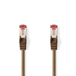 Nedis CCGP85221BN75 câble de réseau Marron 7,5 m Cat6 SF/UTP (S-FTP)