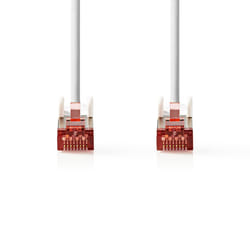 Nedis CCGP85221WT10 câble de réseau Blanc 1 m Cat6 S/FTP (S-STP)
